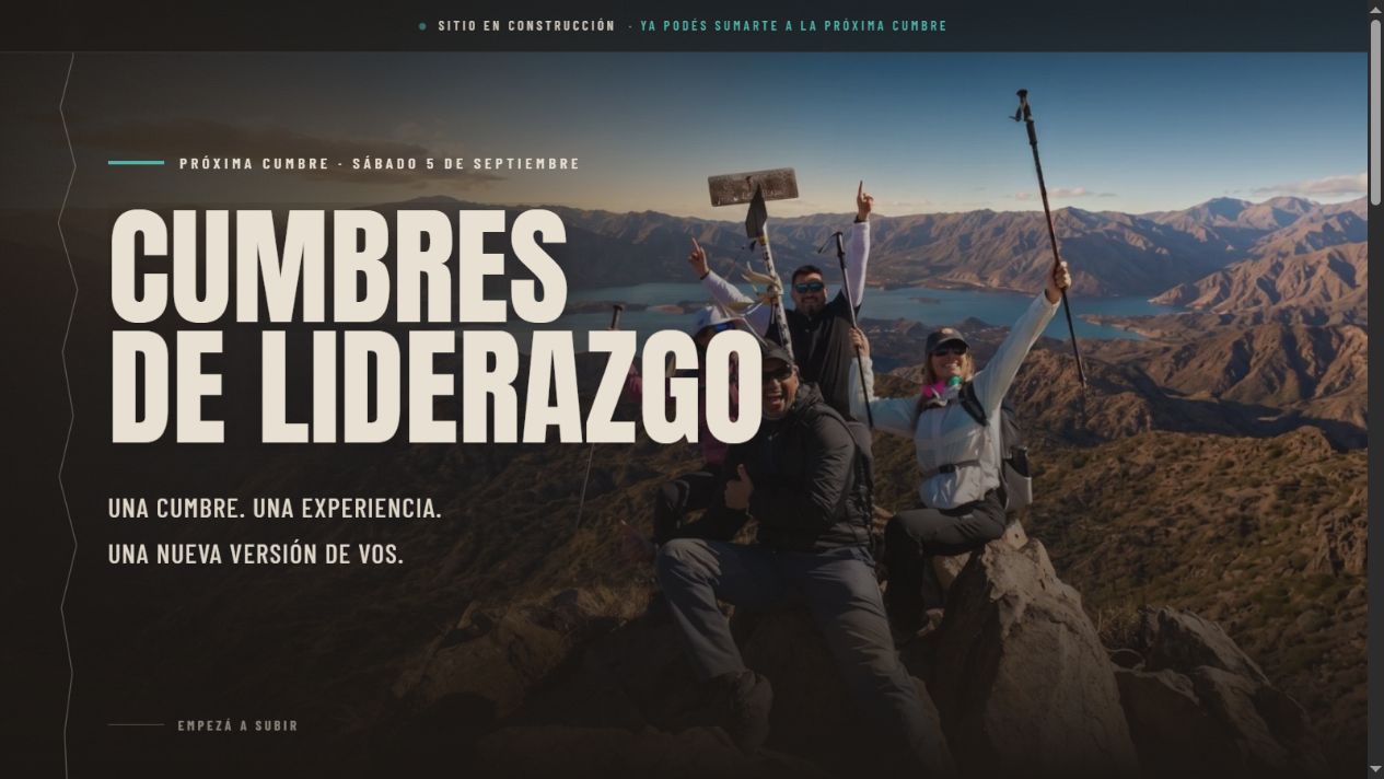 Vista completa de Cumbres de Liderazgo